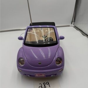 Barbie Purple VW Beetle Convertible Car RC Remote Phone Antenna Works 15 Inch